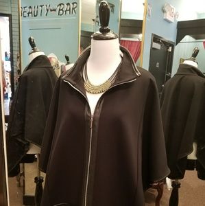 Joseph Ribkoff zip up poncho